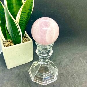 💕Lavender Rose quartz sphere 💕